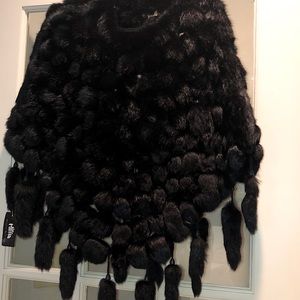 Hima Rabbit fur Poncho